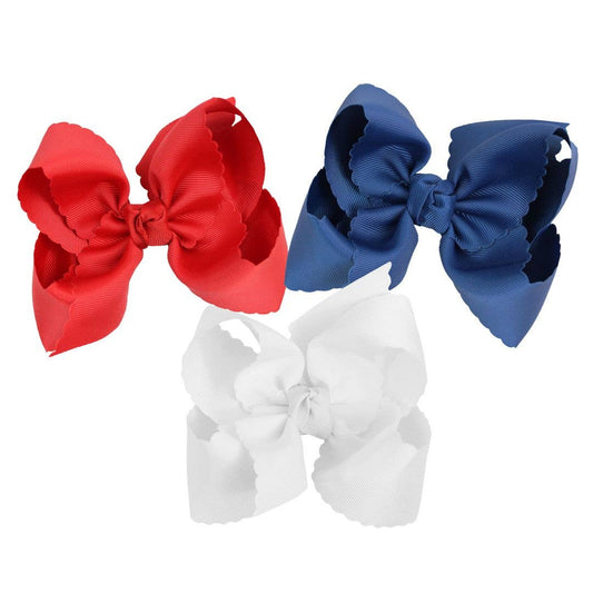 SCALLOPED EDGE BOW