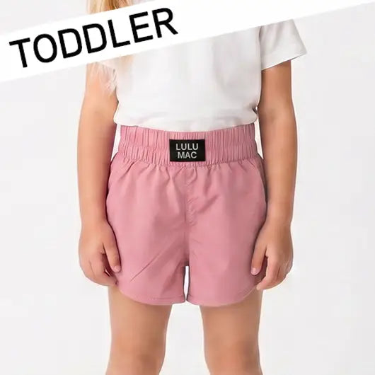 Bubblegum Solid Toddler Short (PRESALE: ETA 7/16/26)