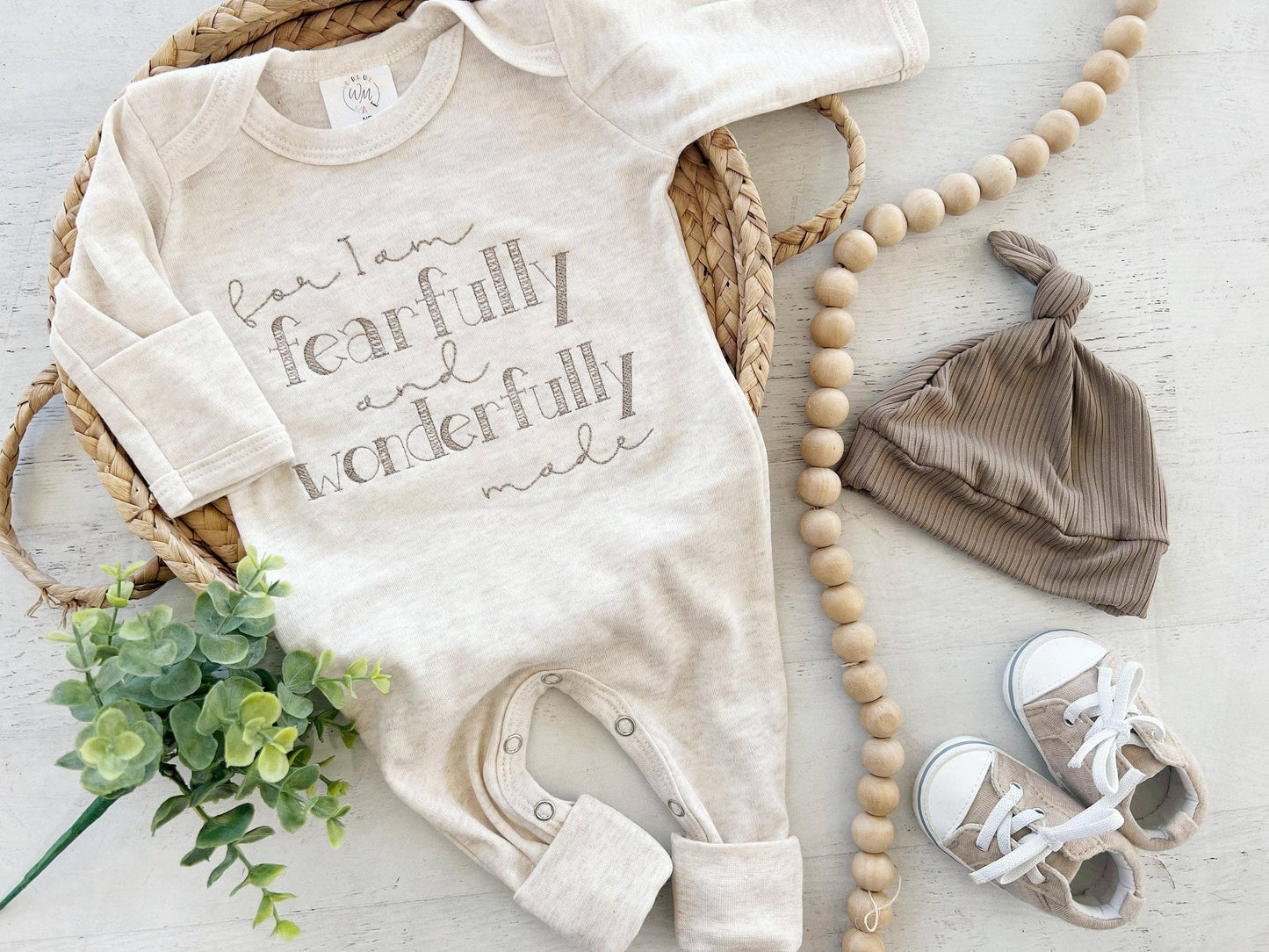 Fearfully and Wonderfully Made - Taupe/Oatmeal