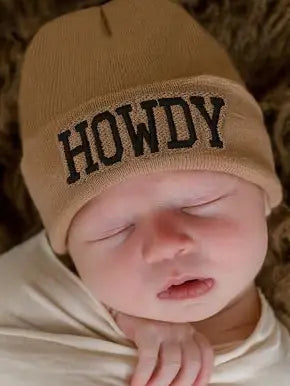 Howdy Baby Hat - 0-3 Hospital Hat