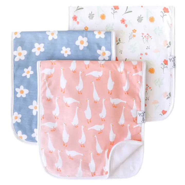 3 Pack Premium Burp Cloths - Goosie (ETA: 7/21/26)