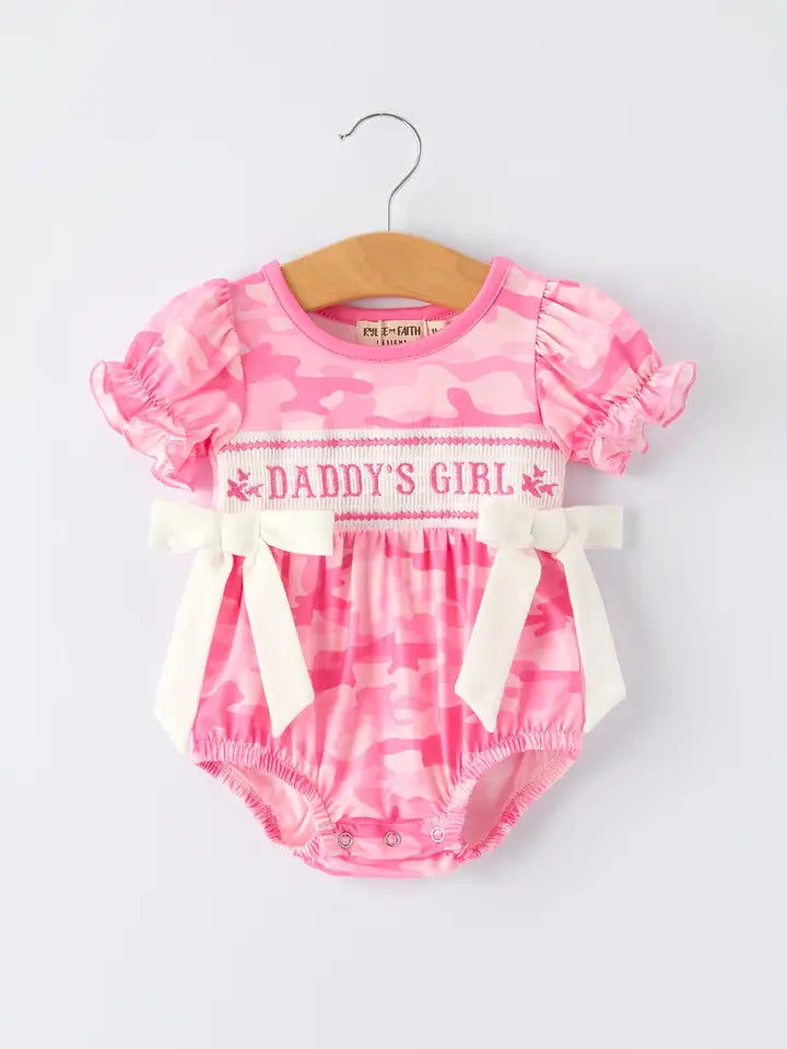 Camouflage "Daddy's Girl" Romper