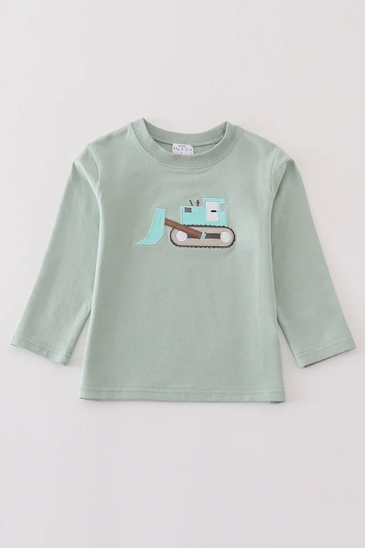 Little Digger Applique Top