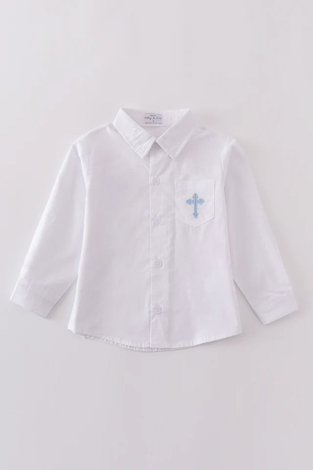 Blessed Boy Button Up Shirt