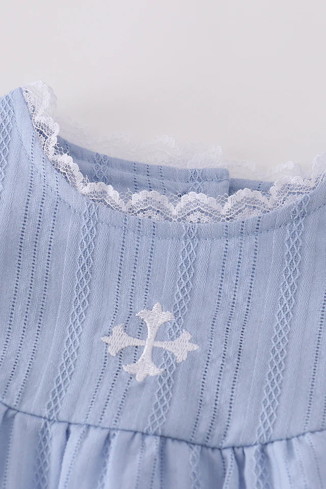 Timeless Grace Embroidered Dress