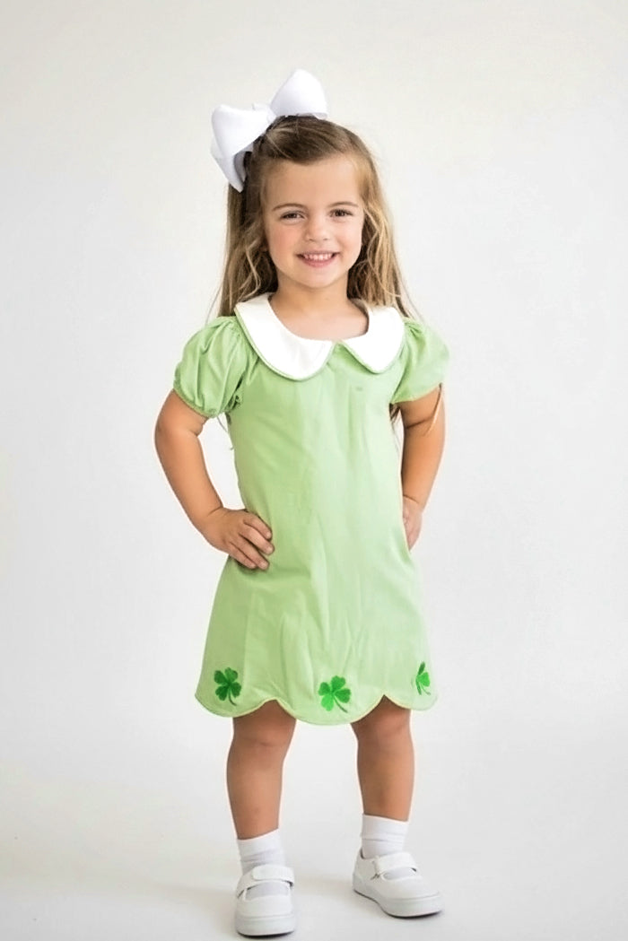 Shamrock Scallop Dress