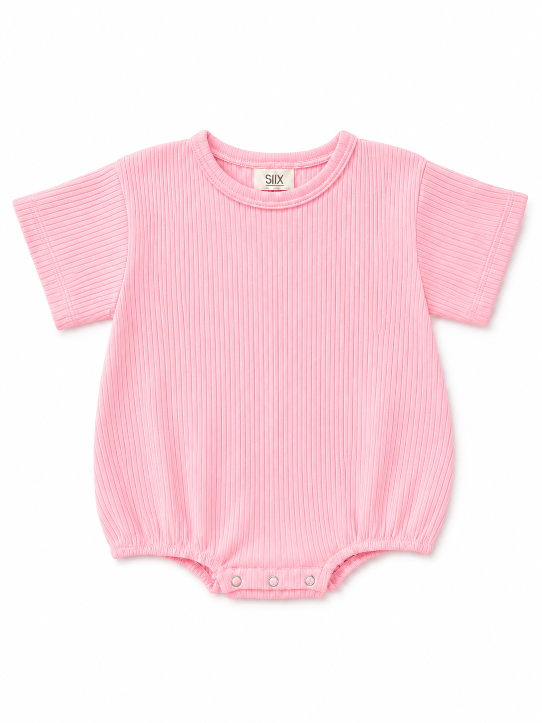 Pink / Ribbed T-Shirt Bubble