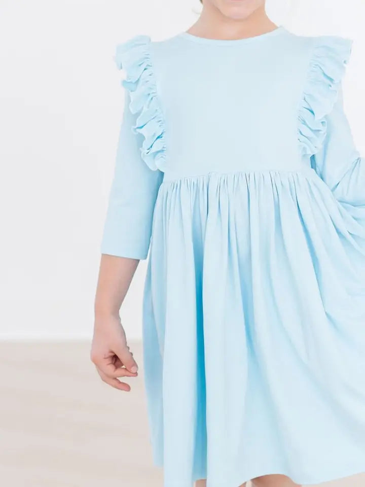 Mila & Rose Bluebird Ruffle Twirl Dress