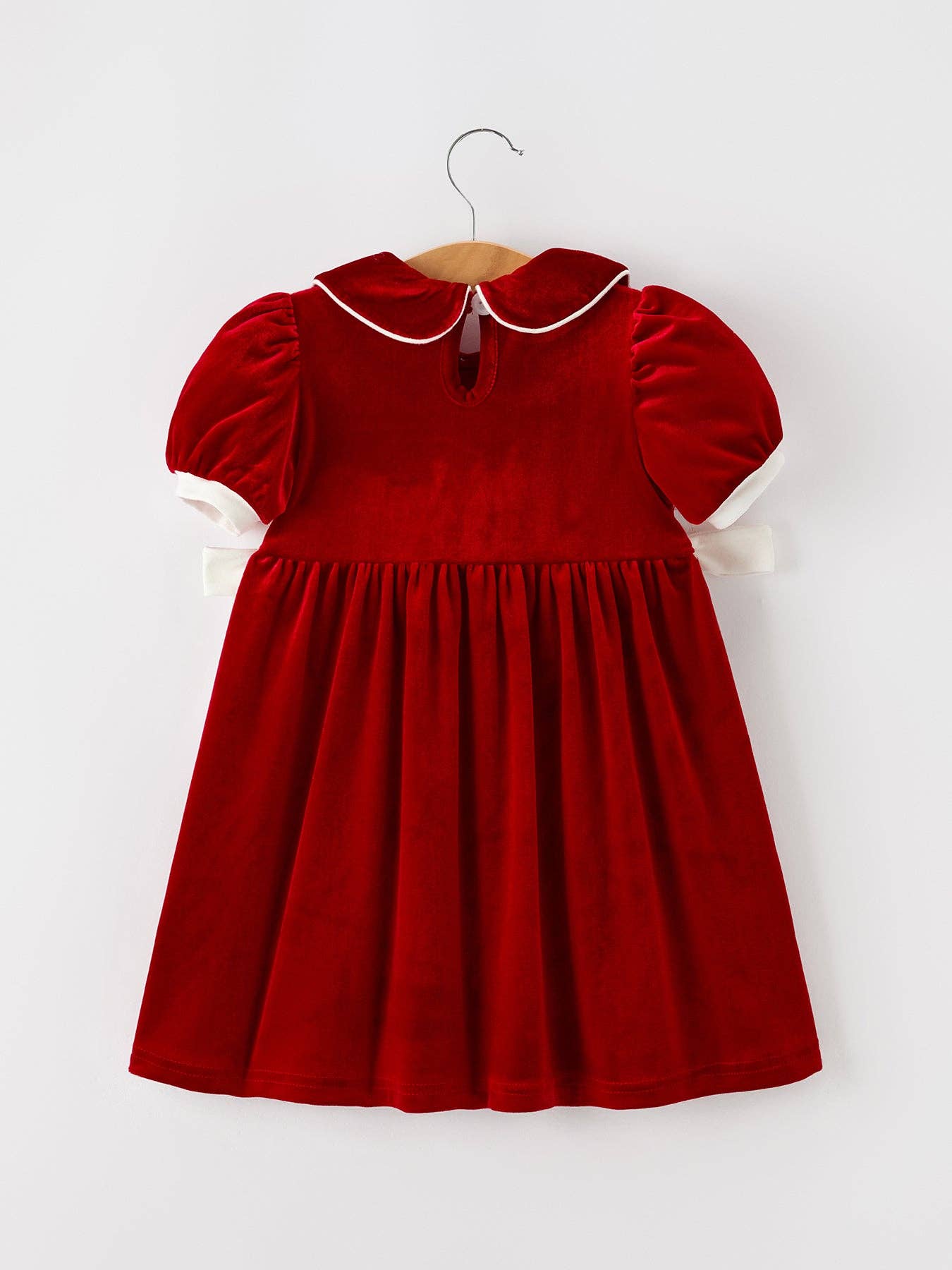 Christmas Bow Velvet Dress - ETA late September/Early October