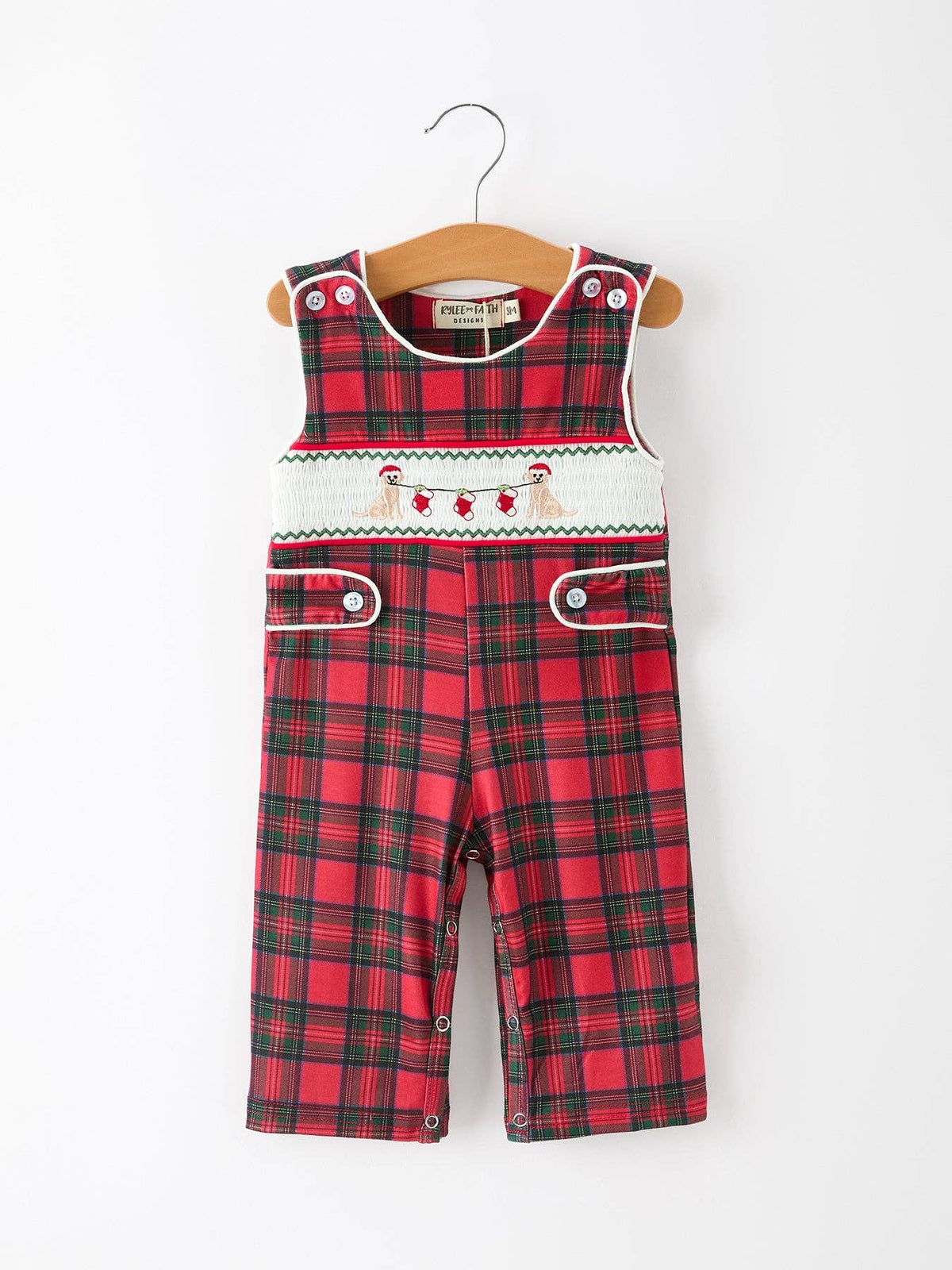 Christmas Pups Plaid JonJon
