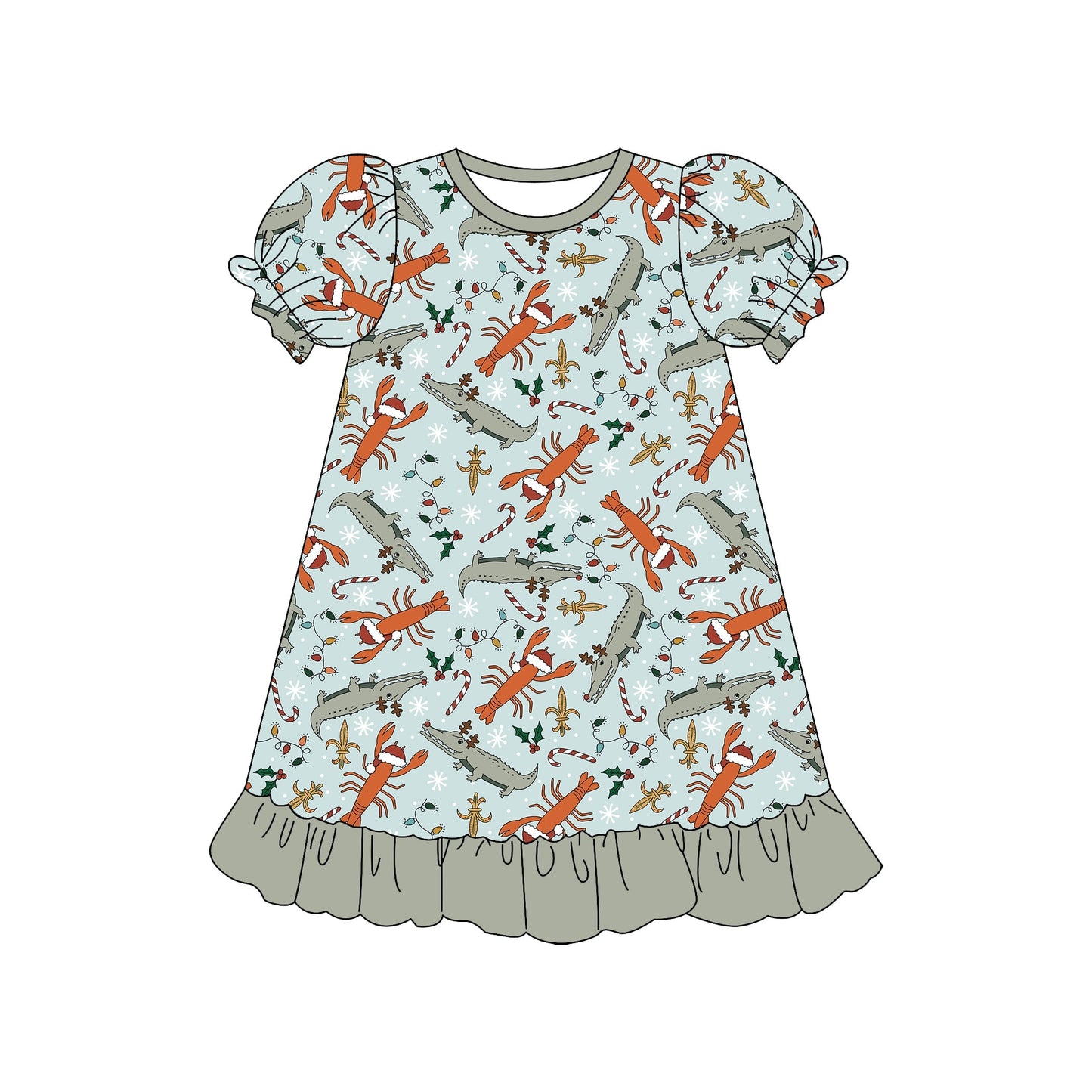 Christmas Lagniappe Gown