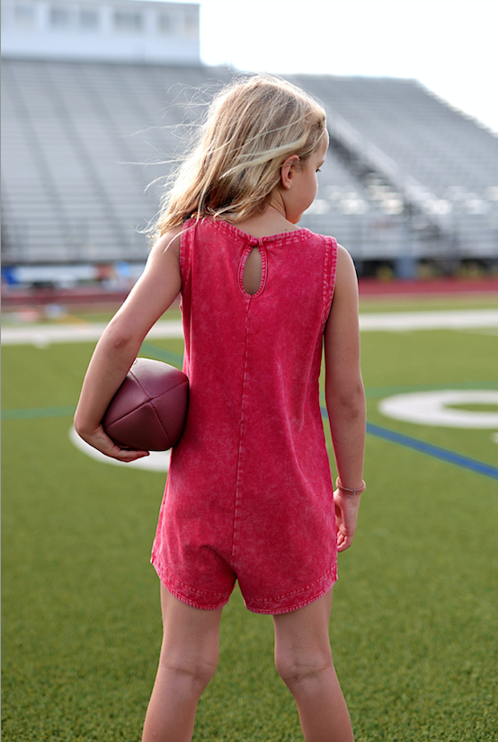 Romper – YOUTH Tailgate Romper - Red