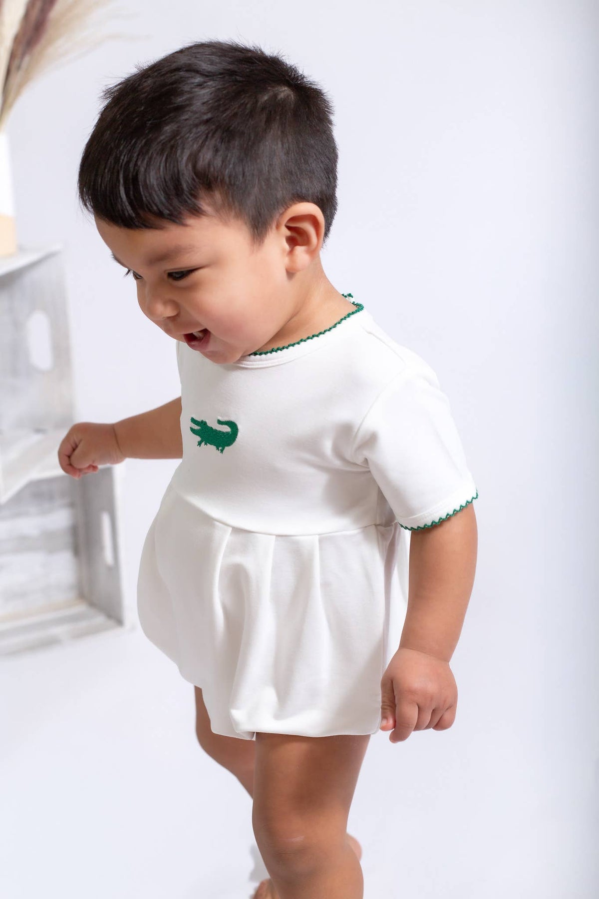 Alligator - Embroidered Bubble