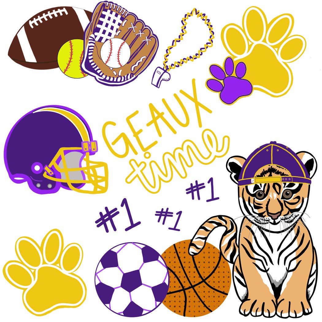 Geaux Time Convertible Footie Romper : Bamboo Pajamas