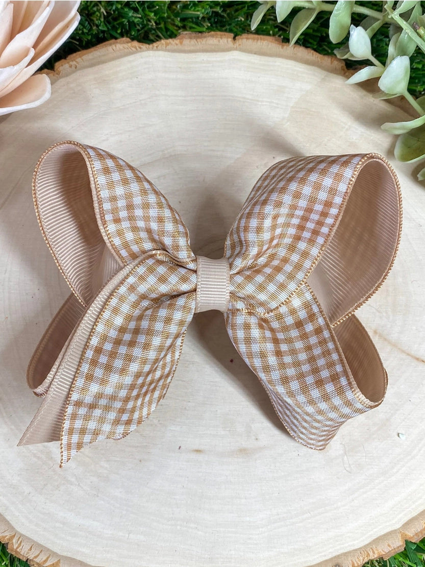 Gingham Classic Bows