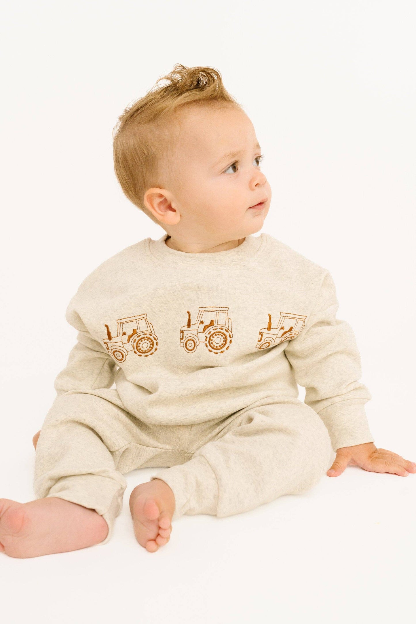 Tractor Embroidered Crewneck Set (ETA: 8/26/26)