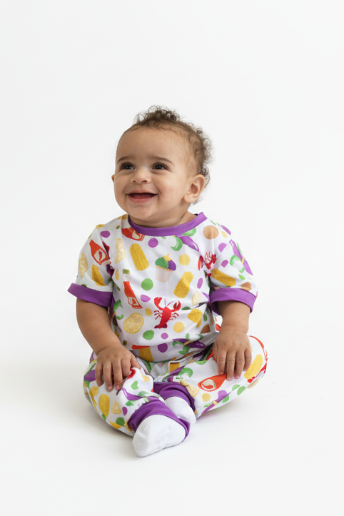 Let the Good Times Boil Long Romper