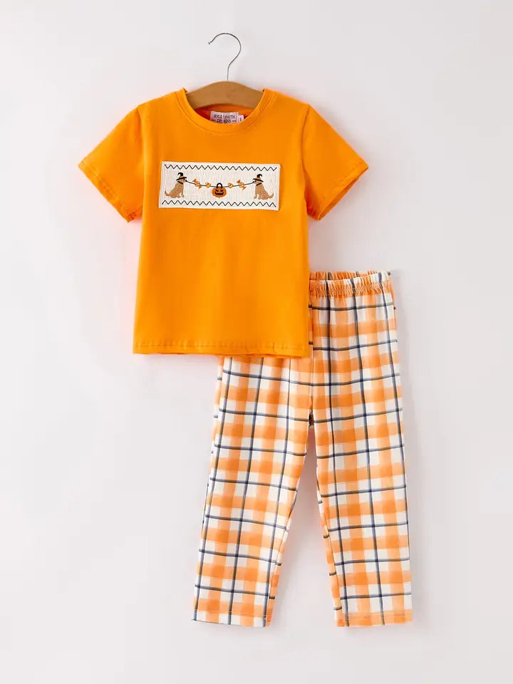 Puppies and Pumpkins Pant Set