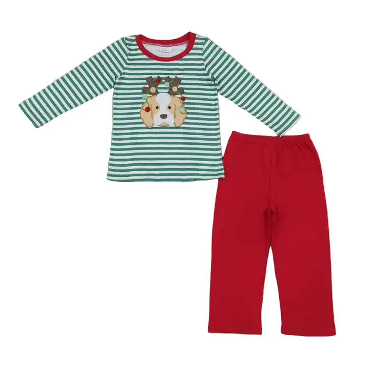 Christmas Pup Boy Set