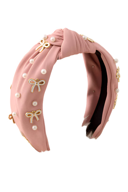 Blush Bow Headband
