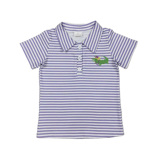 Mardi Gras Gator Shirt (PRESALE - Est arrival 1/25/26)