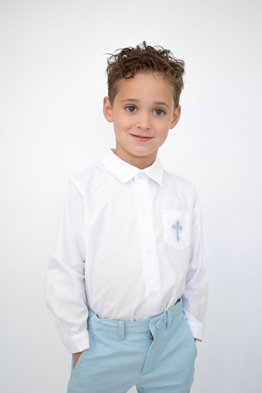 Blessed Boy Button Up Shirt
