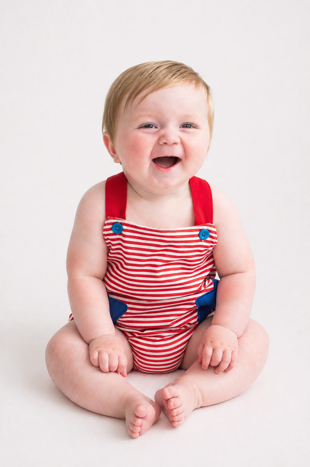 American Stars and Stripes Romper