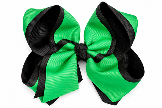 Green/Black 7" bow