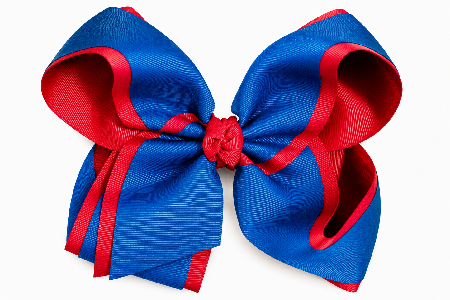 Lt. Navy/Red 7" Bow