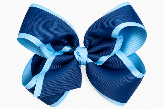 Lt. Navy/Blue 7" Bow
