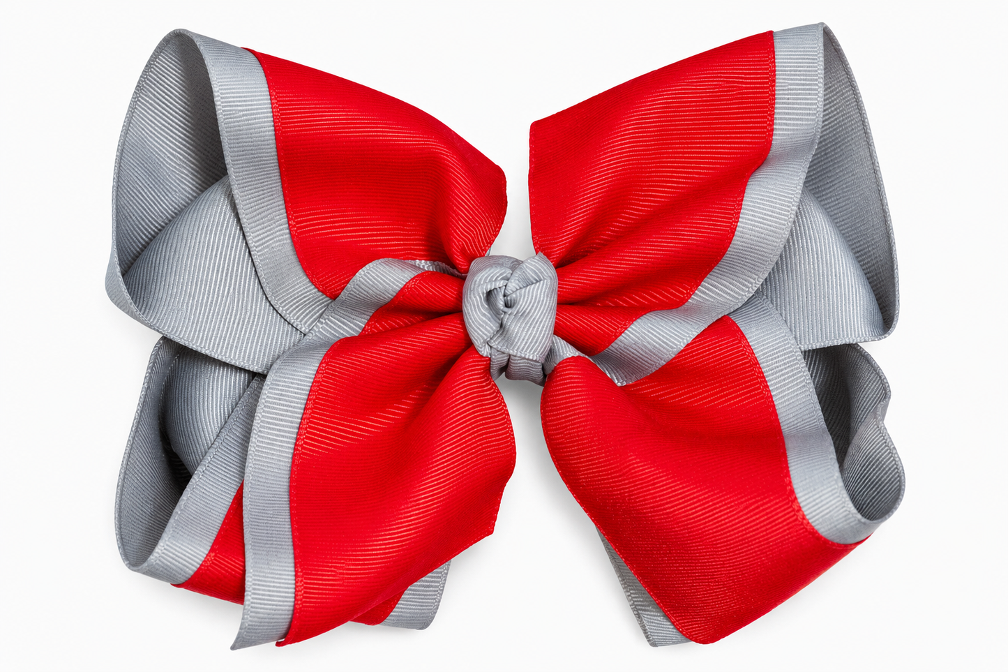 Red/Gray 7" Bow