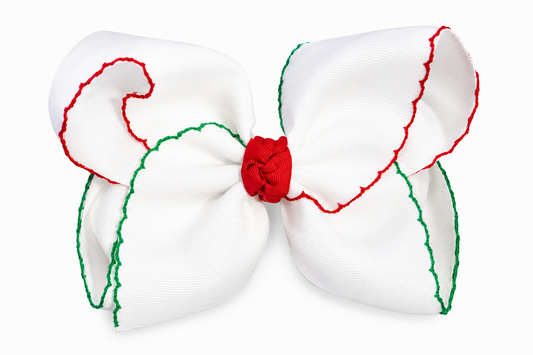 Christmas Moonstitch 6" Bow