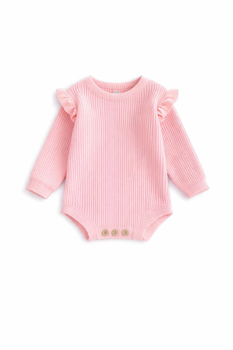 Pink Sweater Romper