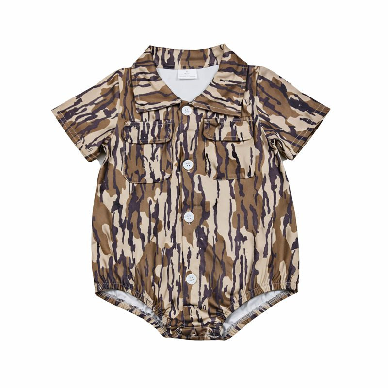 Backwoods Baby Camo Romper