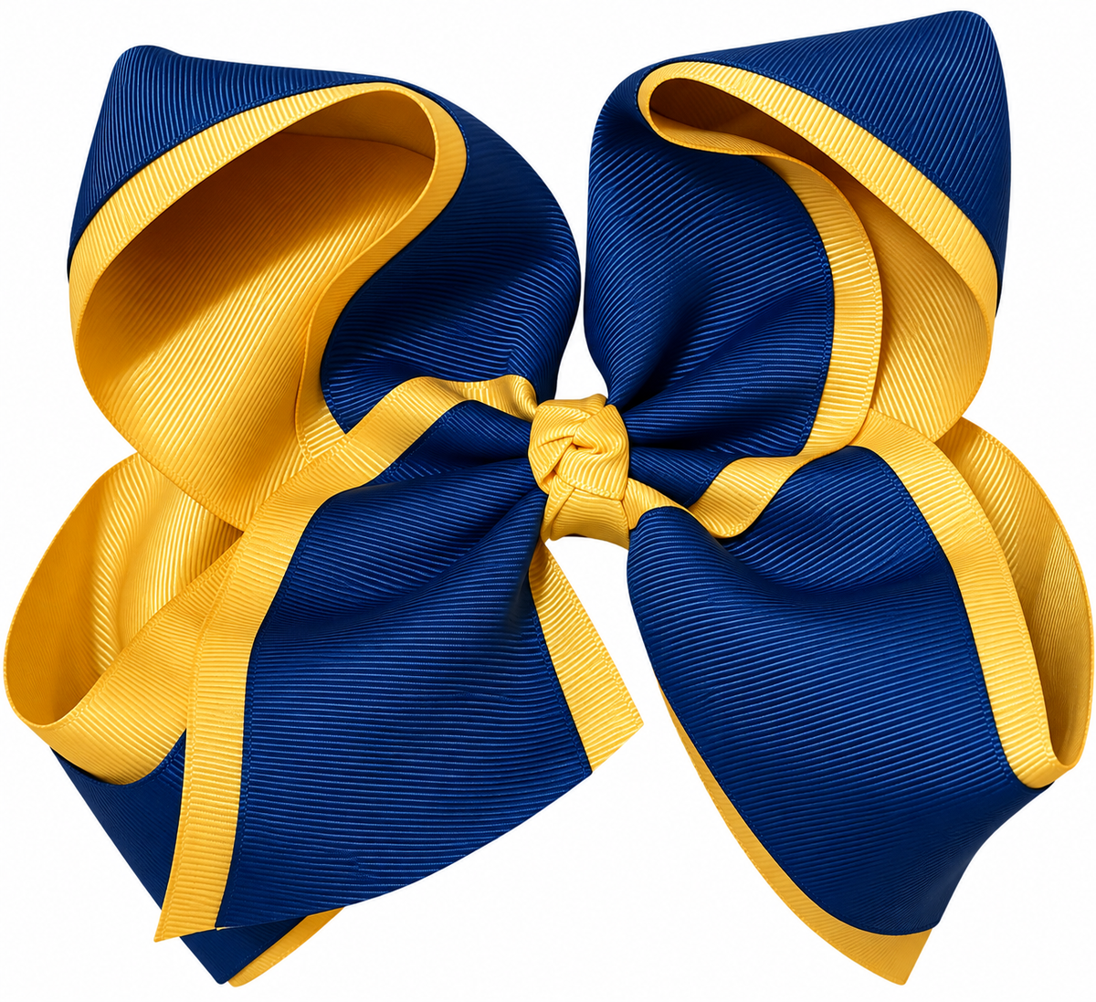 Navy/Gold 7" Bow