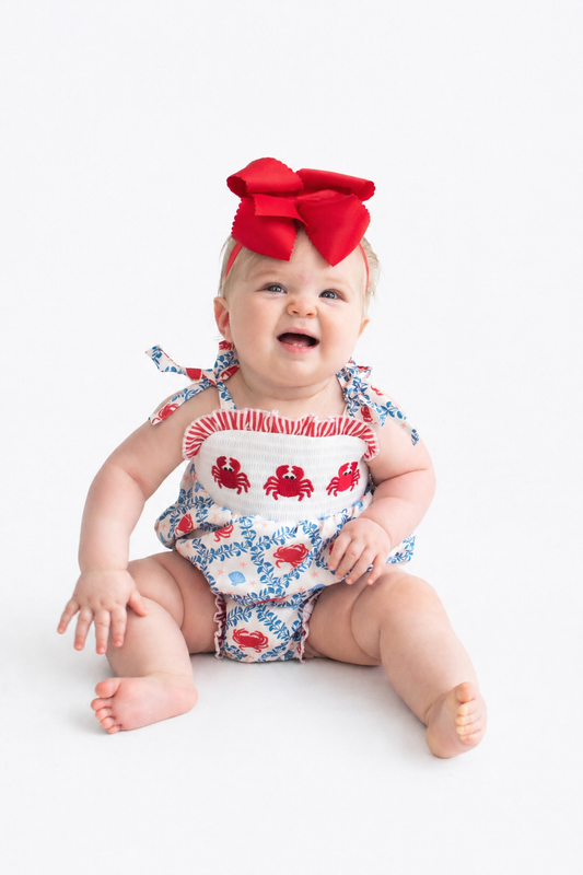 Crabbie Cutie Romper