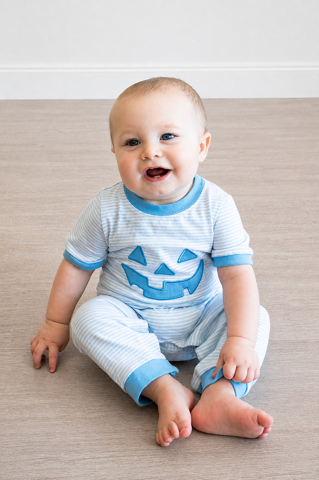 Smilin' Punkin' Boy Romper