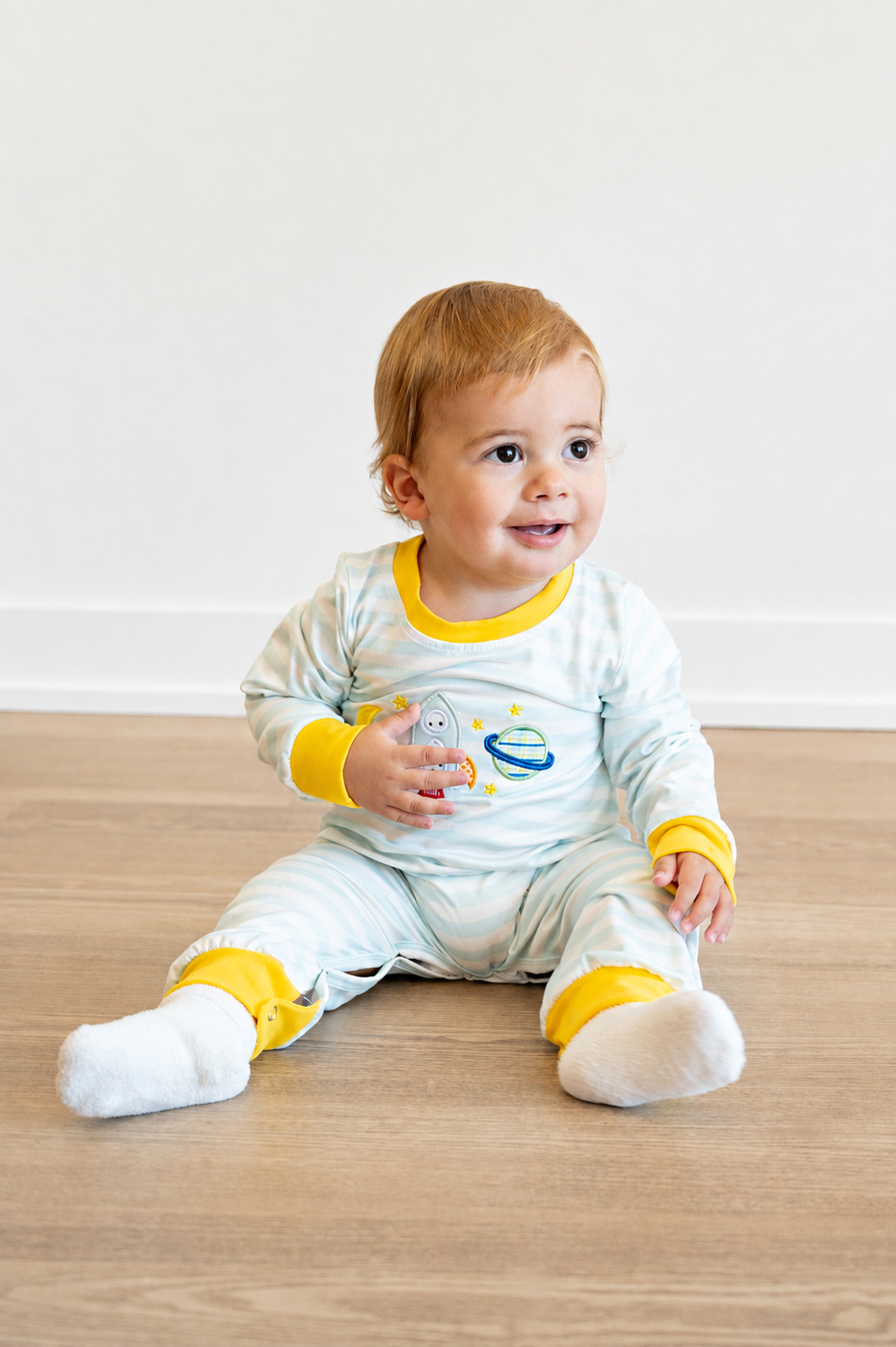 Out of this World Boy LS Romper