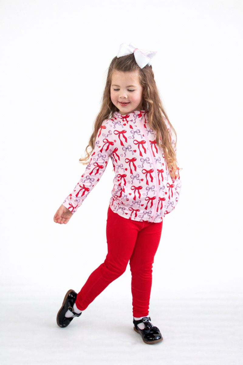 Love Knots Girls Athletic Set