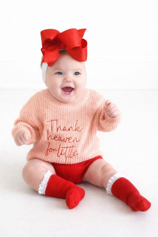 Thank Heavens for Little Girls Sweater