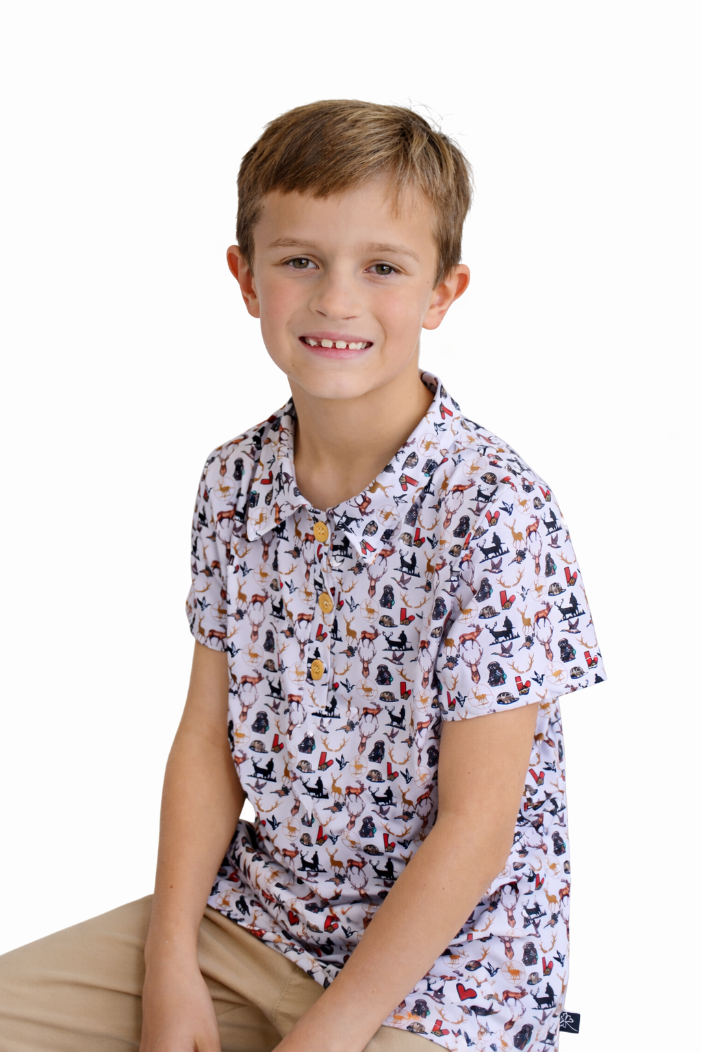 Buckshot Boy Collar Shirt