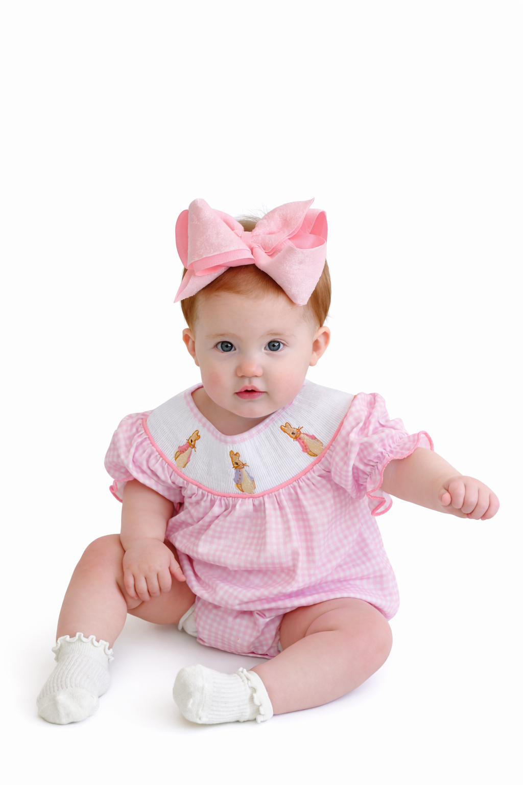 Pink Easter Rabbit Romper