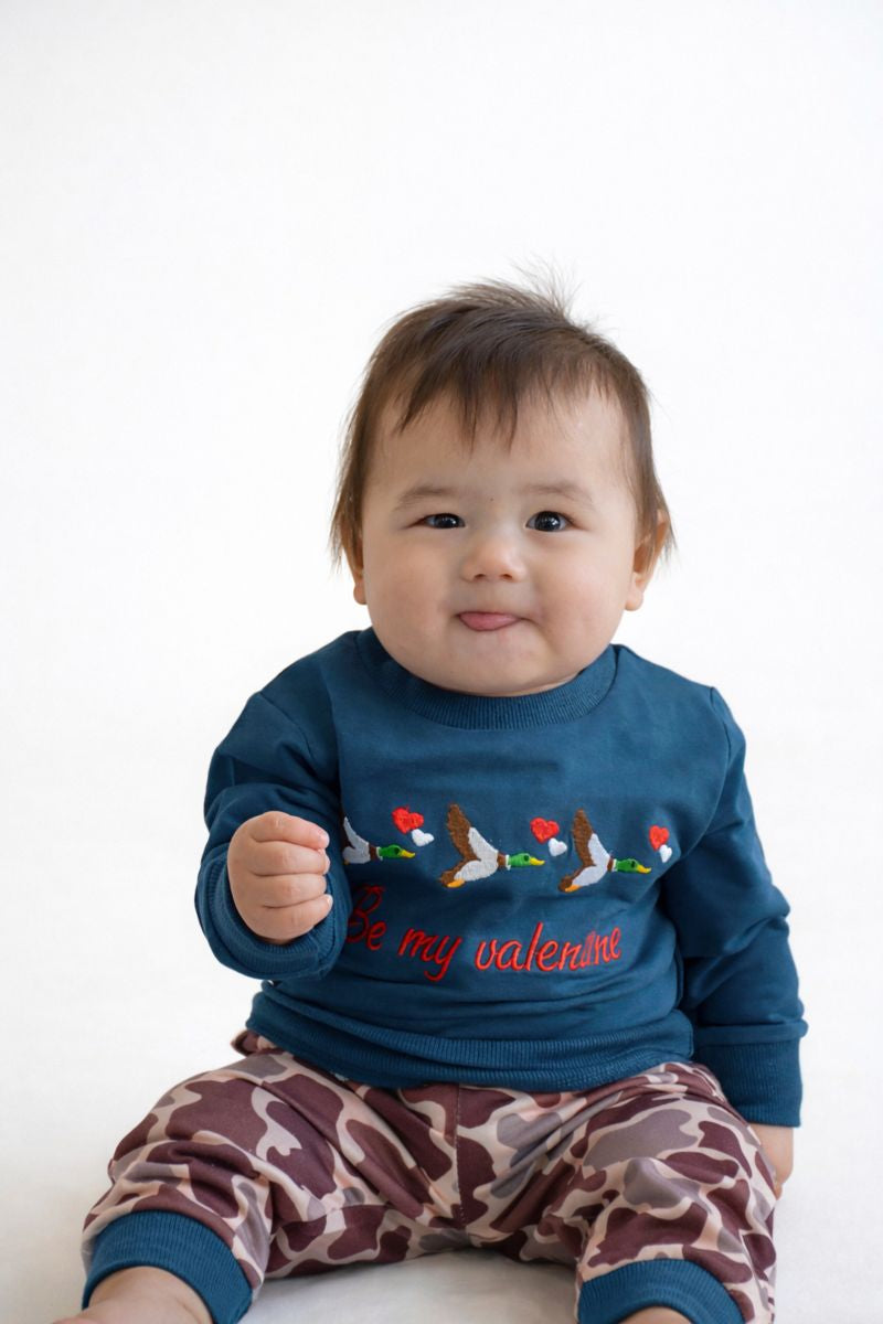 Be My Valentine Duck Jogger Set