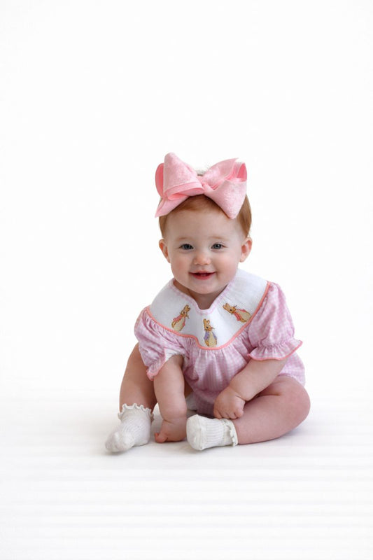 Pink Easter Rabbit Romper