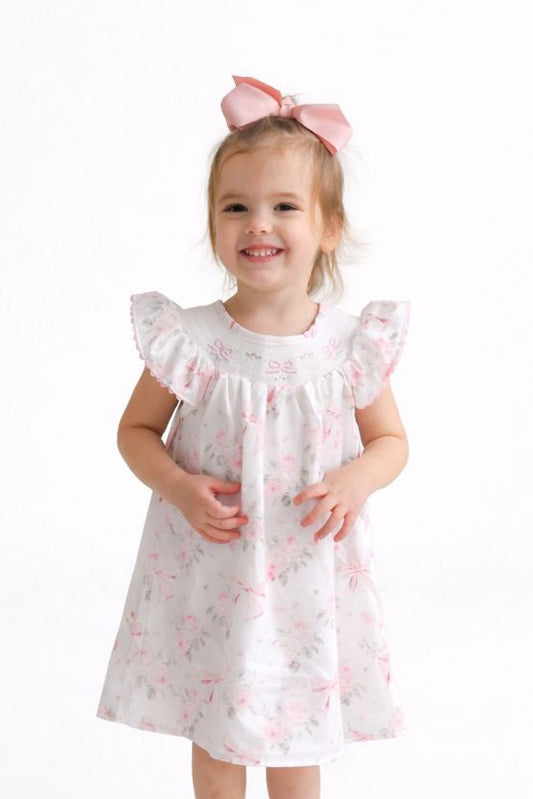 Rosebud Smocked Girl Dress