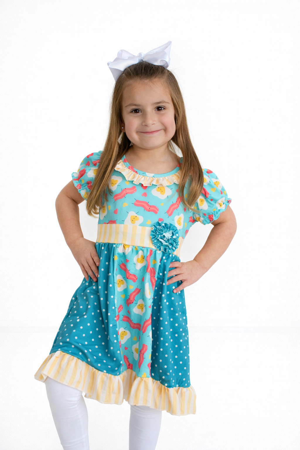 Eggs & Bacon Dress by Two Can