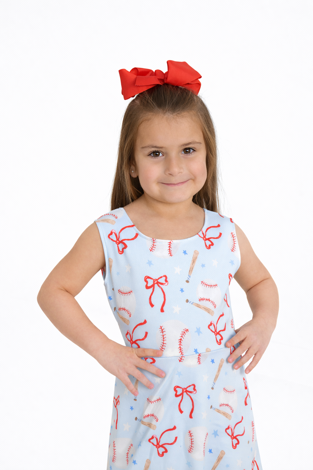 Baseball 'N Bows Dress