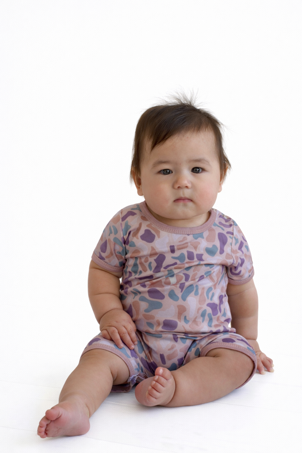 Sandy Camo Boy Romper