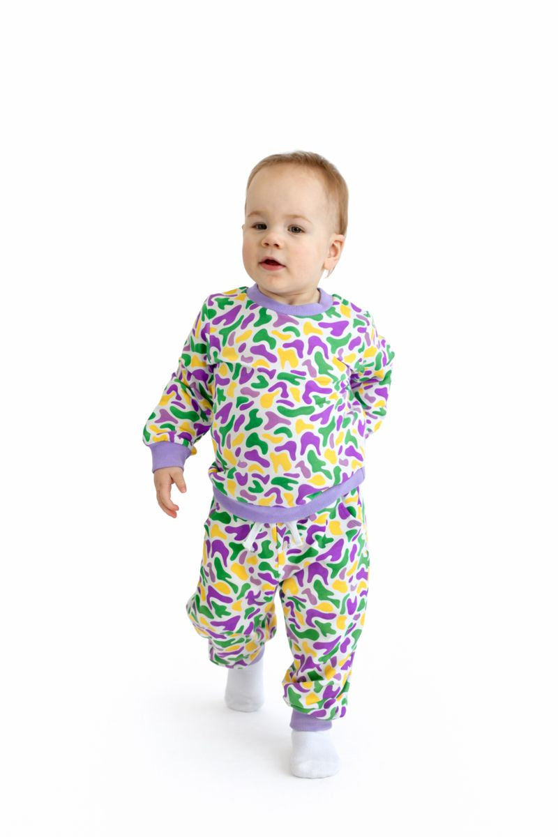 Mardi Gras Camo Jogger