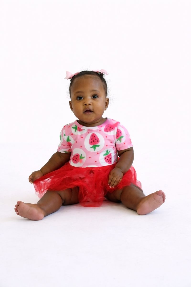 Strawberry Fields Tutu Bodysuit